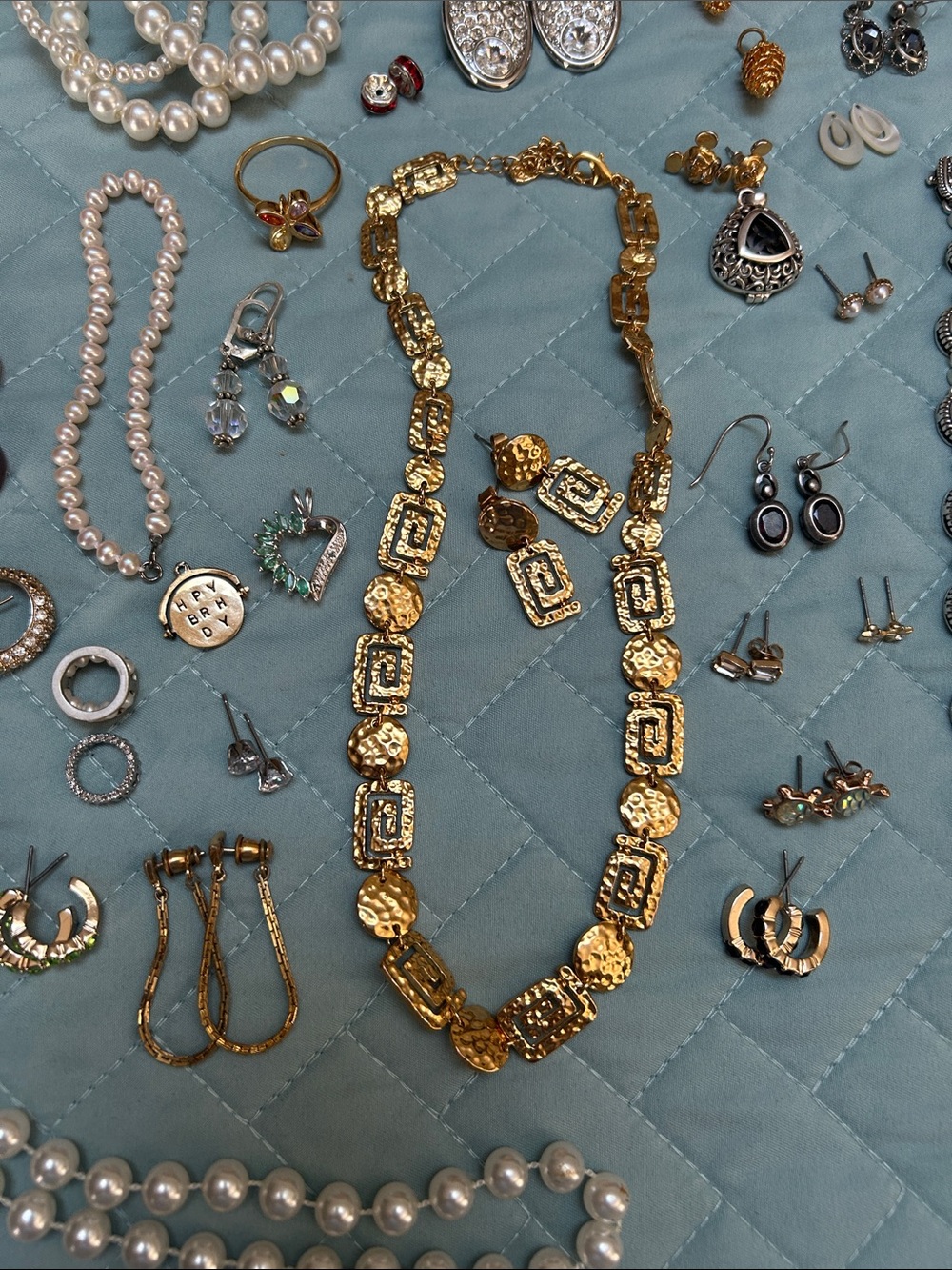 Vintage & Modern Jewelry Reseller Lot Mixed Estate Statement Necklaces Earrings - Picture 2 of 12